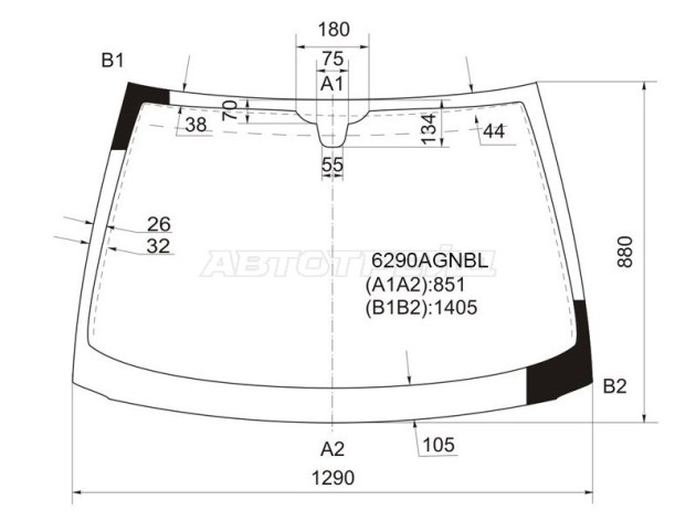Лобовое стекло Opel Corsa C в Уфе, лобовое стекло Opel Corsa C Уфа
